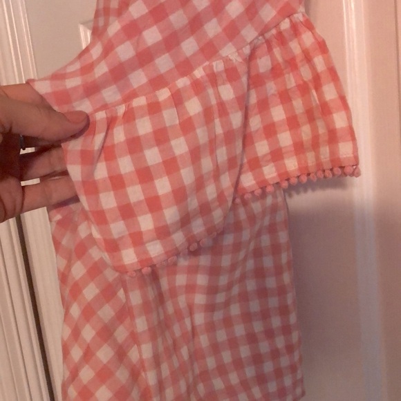 GILLI Gingham Twist Knot Back Top Pink & White - Picture 6 of 6